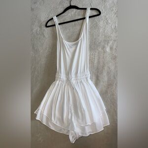 White Free People Jumper- Size L-Skort